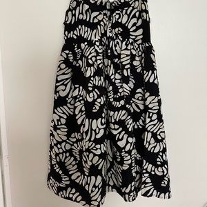 Black floral dress